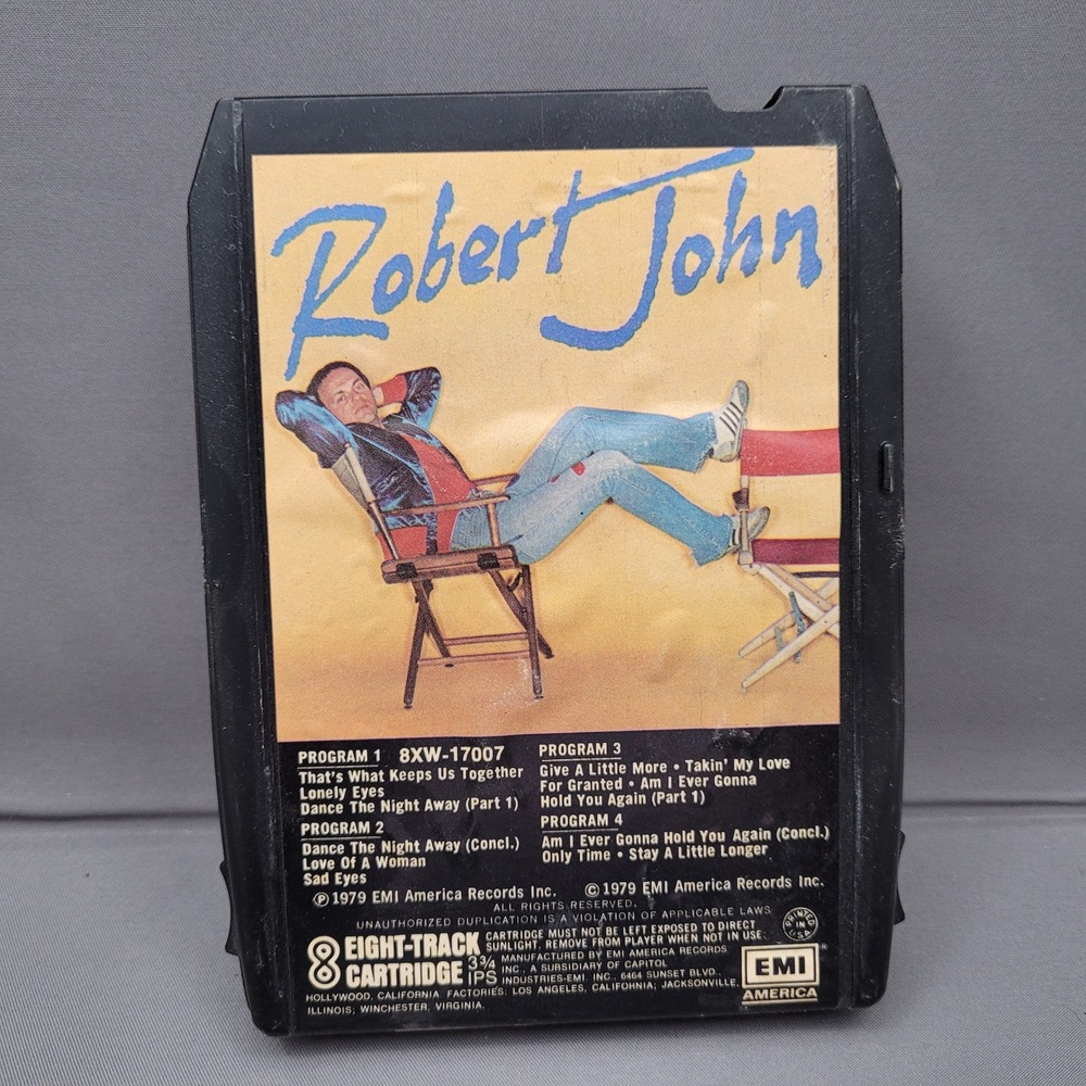 Robert John - Robert John (8-Track Tape, 1979)‎